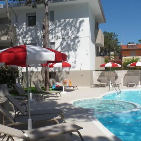 Apartament Village With Shared Pool, Hot Tub, Shared Garden Bibione